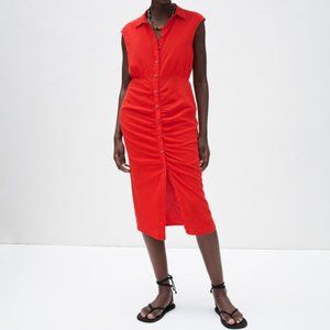Zara Midi Red Dress